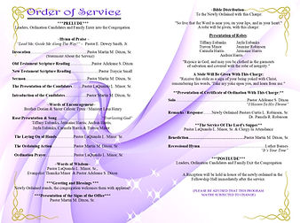 Ordiantion Programs - Inside Program J