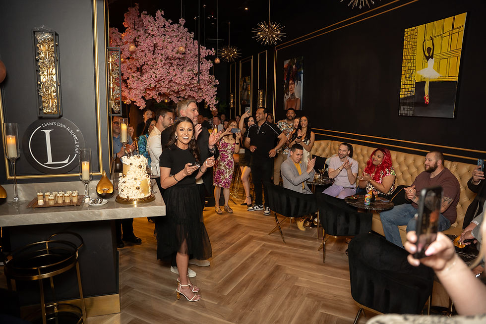 Founder Gina Paul giving speech