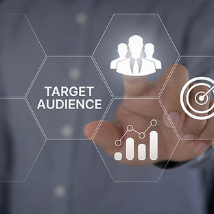 Target Audience Marketing Internet Business Technology Concept. Target audience customer s