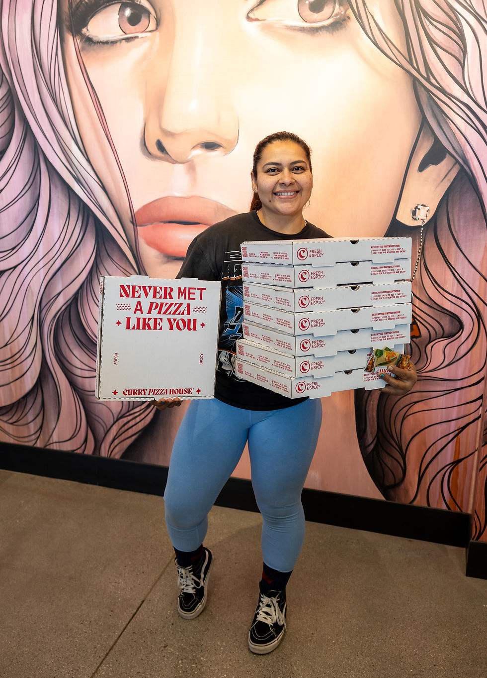 Pizza for a year winner_Curry Pizza House Grand Opening 12.2.23_Credit Nick Powers