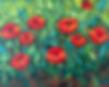 Garden Poppies 16"x20", Acrylic