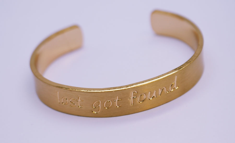 Thumbnail: Lost Got Found Bronze Bracelet