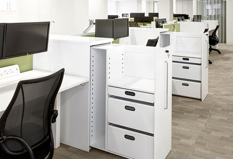 personal storage within a Goodwood tower.