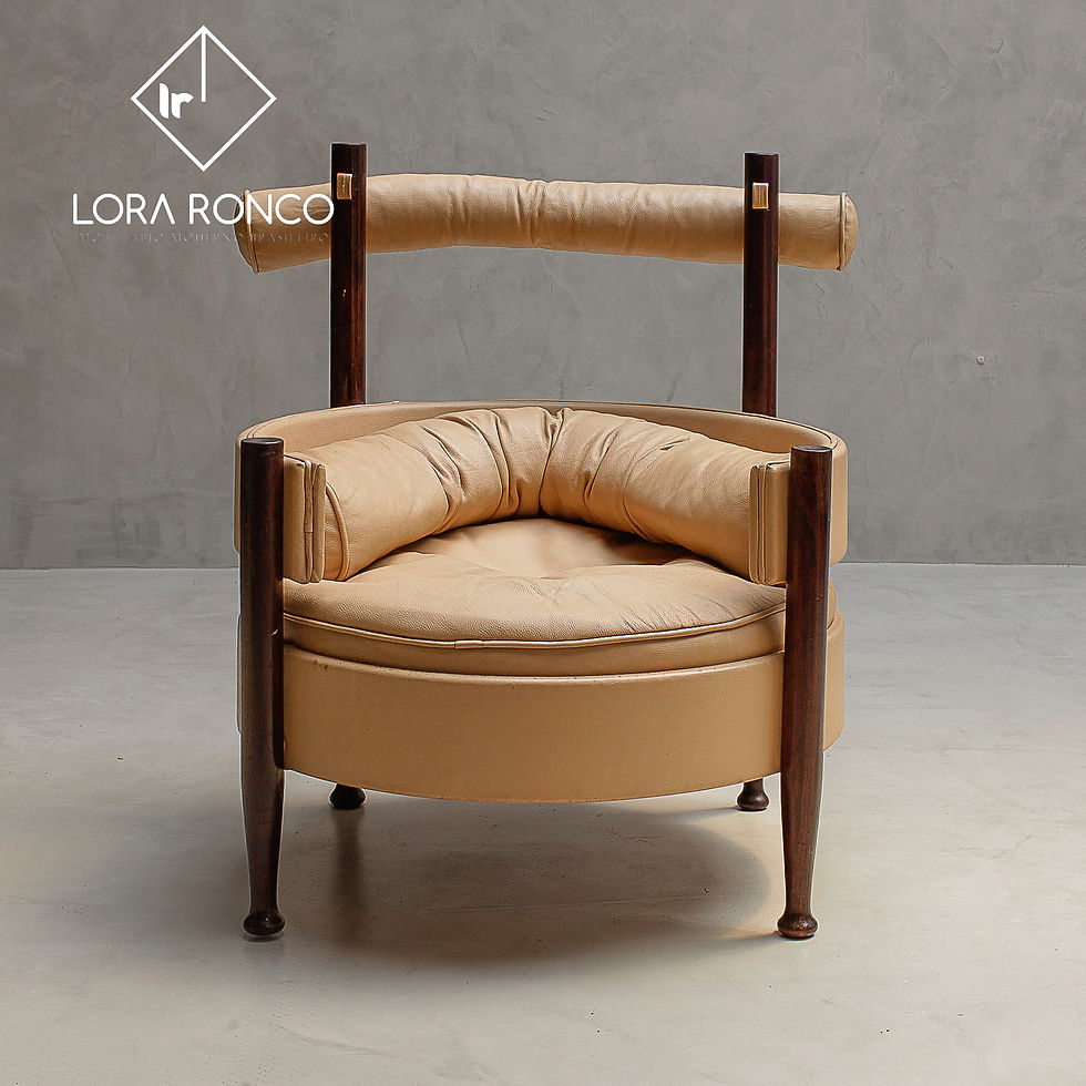 Thumbnail: Sérgio Rodrigues, OCA - Vivi armchair, in solid freijó wood - 1962