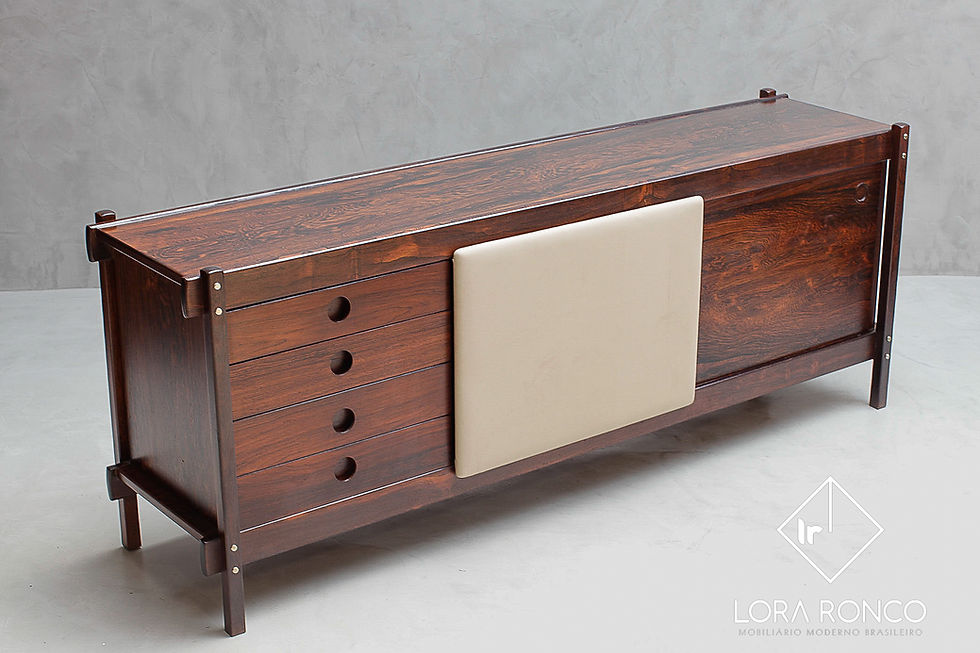 Miniatura: SERGIO RODRIGUES - OCA - 1960 - Buffet em jacarandá