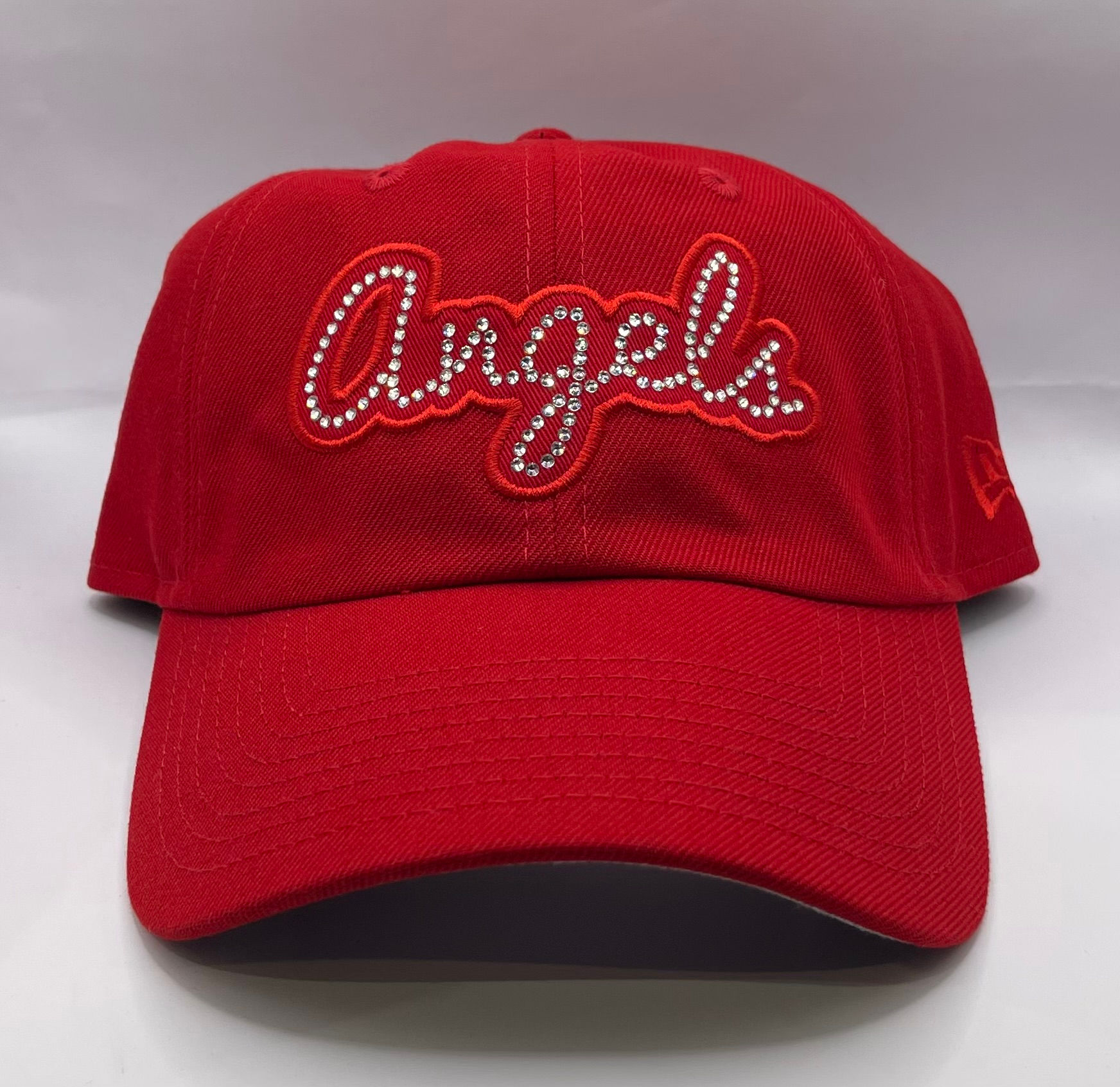 Los Angeles Angels of Anaheim Rhinestone Script NewEra Strapback