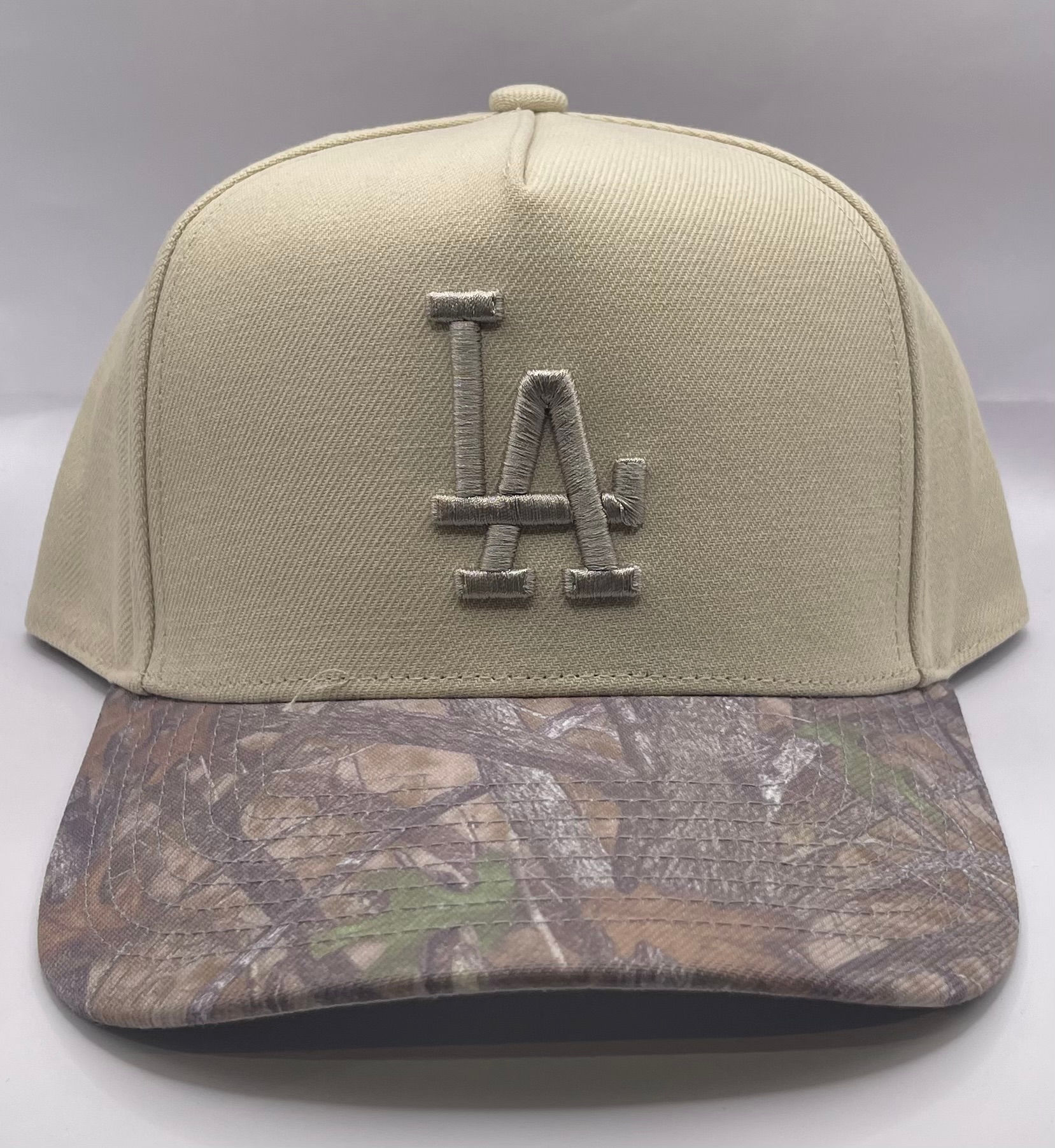 Los Angeles Dodgers Cream-Winter Woods Camo Mitchell & Ness A-Frame