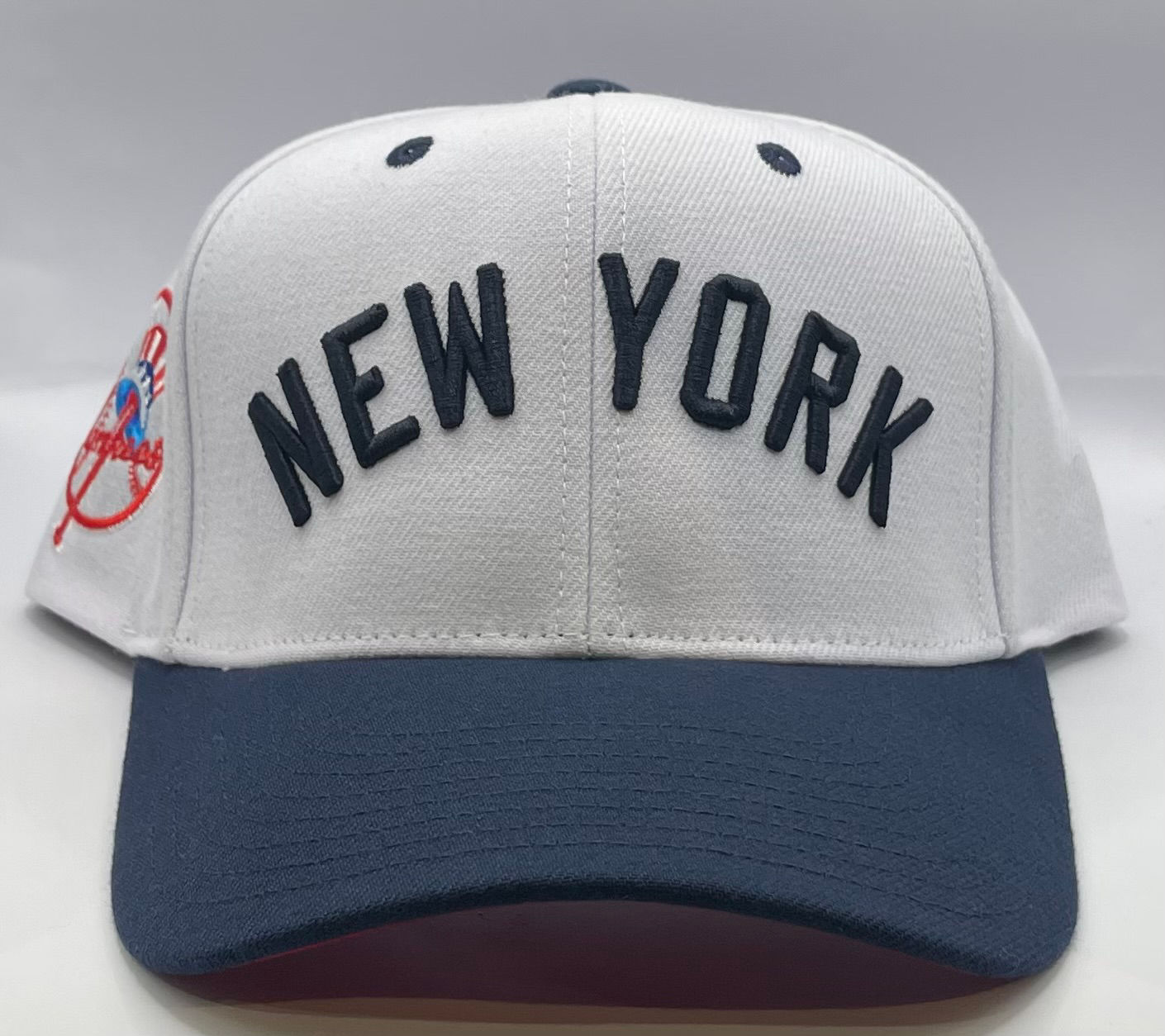 New York Yankees Cream Blue A frame SnapBack