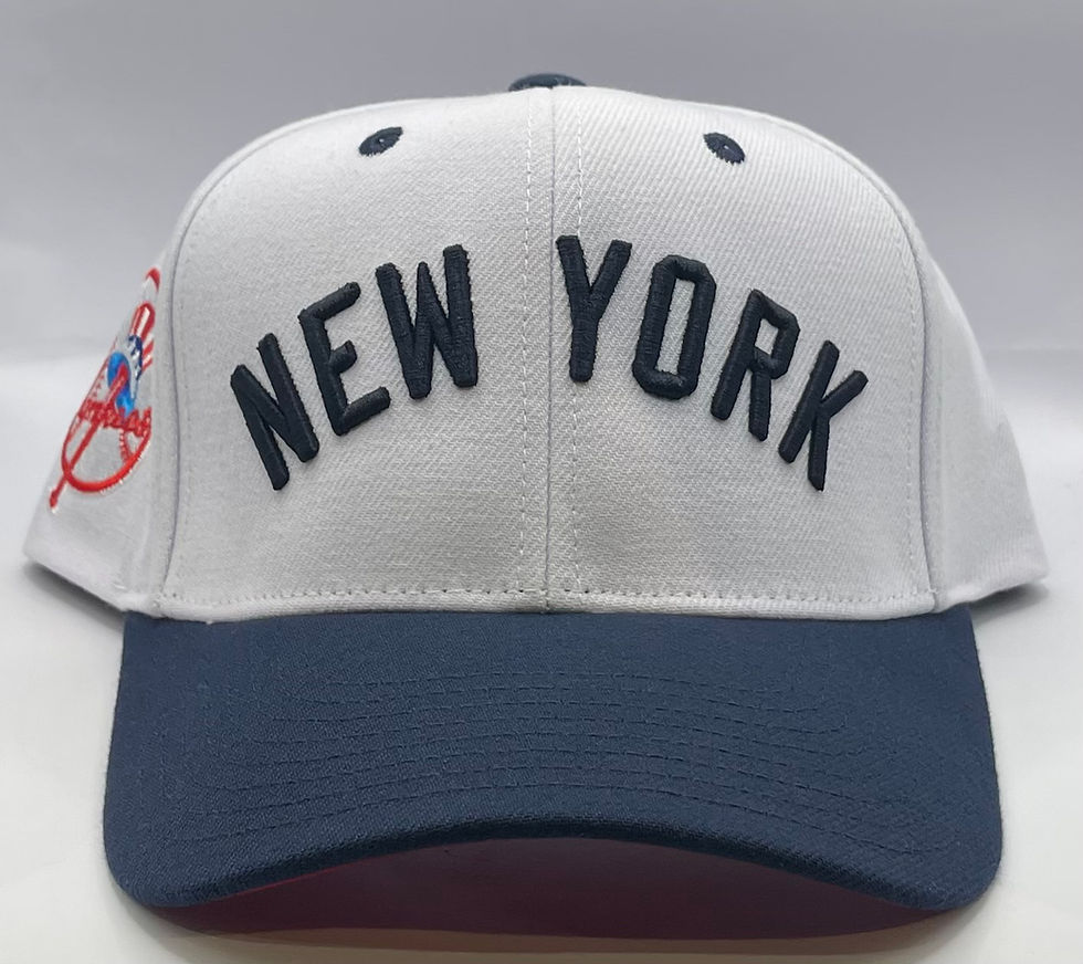 Thumbnail: New York Yankees Cream Blue A frame SnapBack