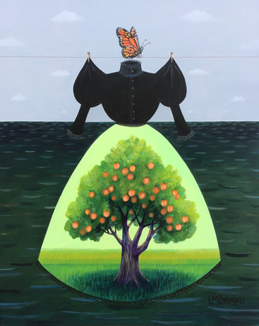 Mourning Dress (Peach Tree Monarch)