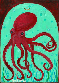 Red Octopus Halo