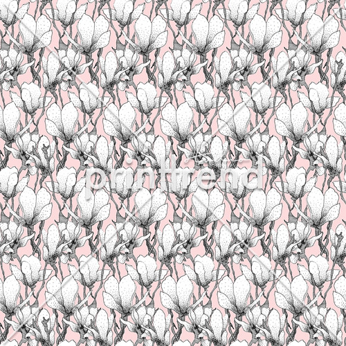 Buy Linear Floral Print | PrintTrend studio | Shop print design