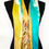 Thumbnail: Hand Painted Silk Scarf Sea Shells 35x140cm