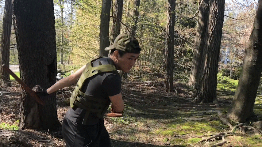Tongfa tonfa demonstration