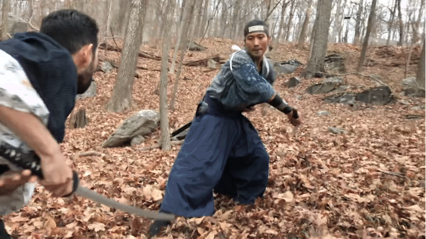 Katana fight excerpt from Dignity, a samurai film directed and choreographed by Kyo Kasumi.