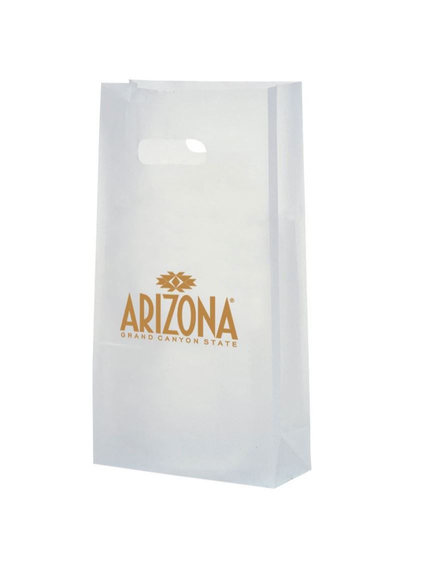Frosted Die Cut Handle Totes