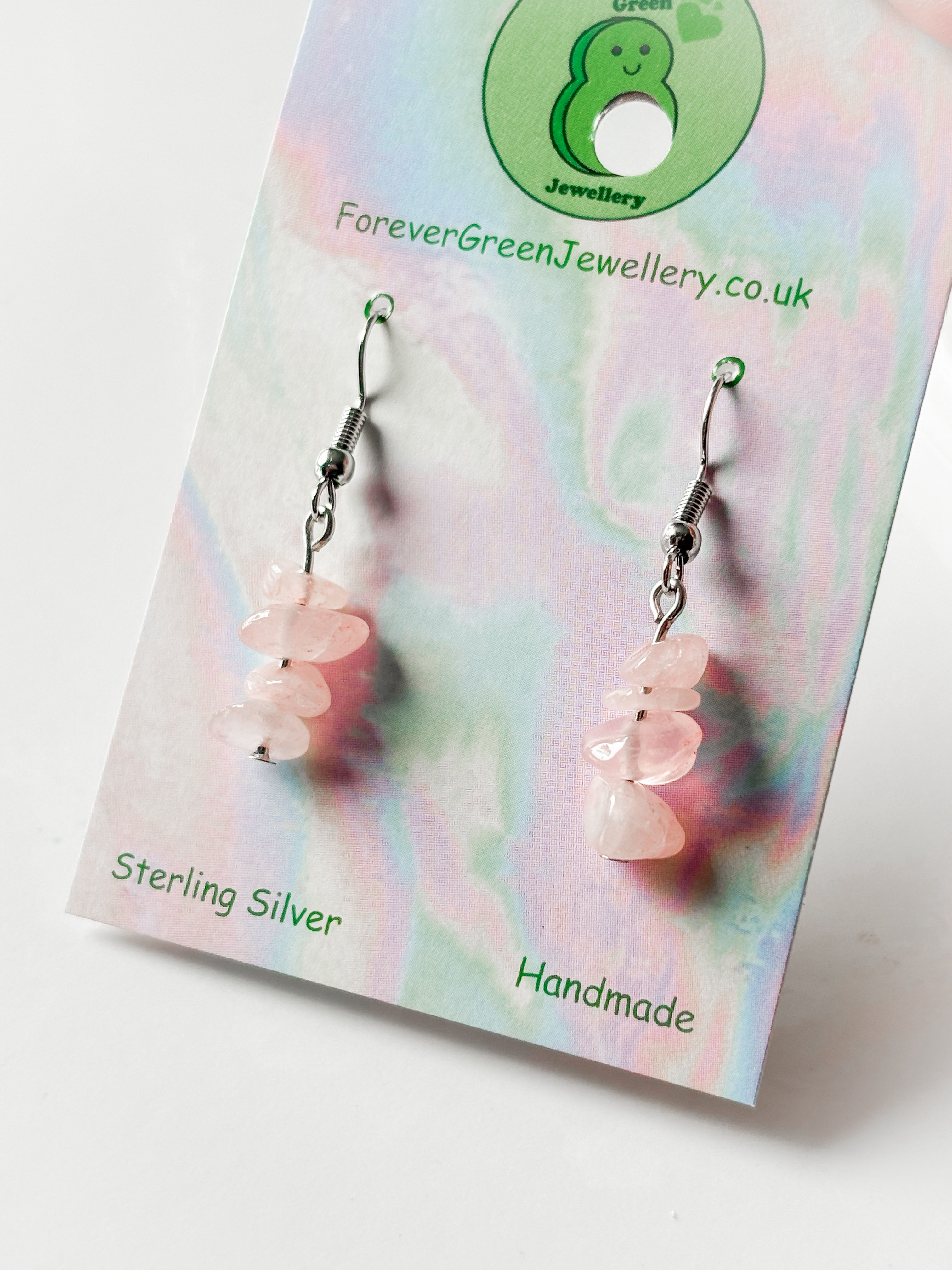 Rose Quartz Earrings