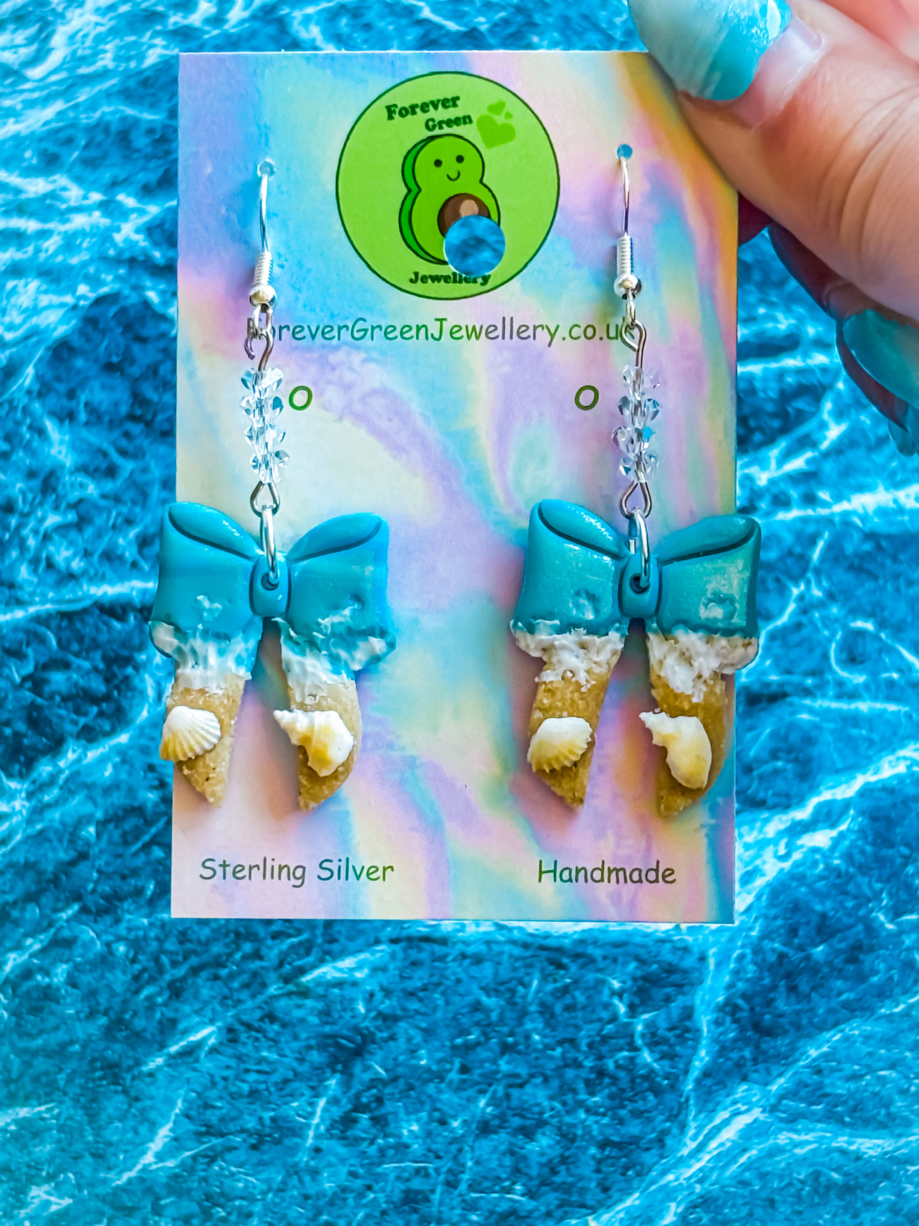 Beachy Bow Earrings