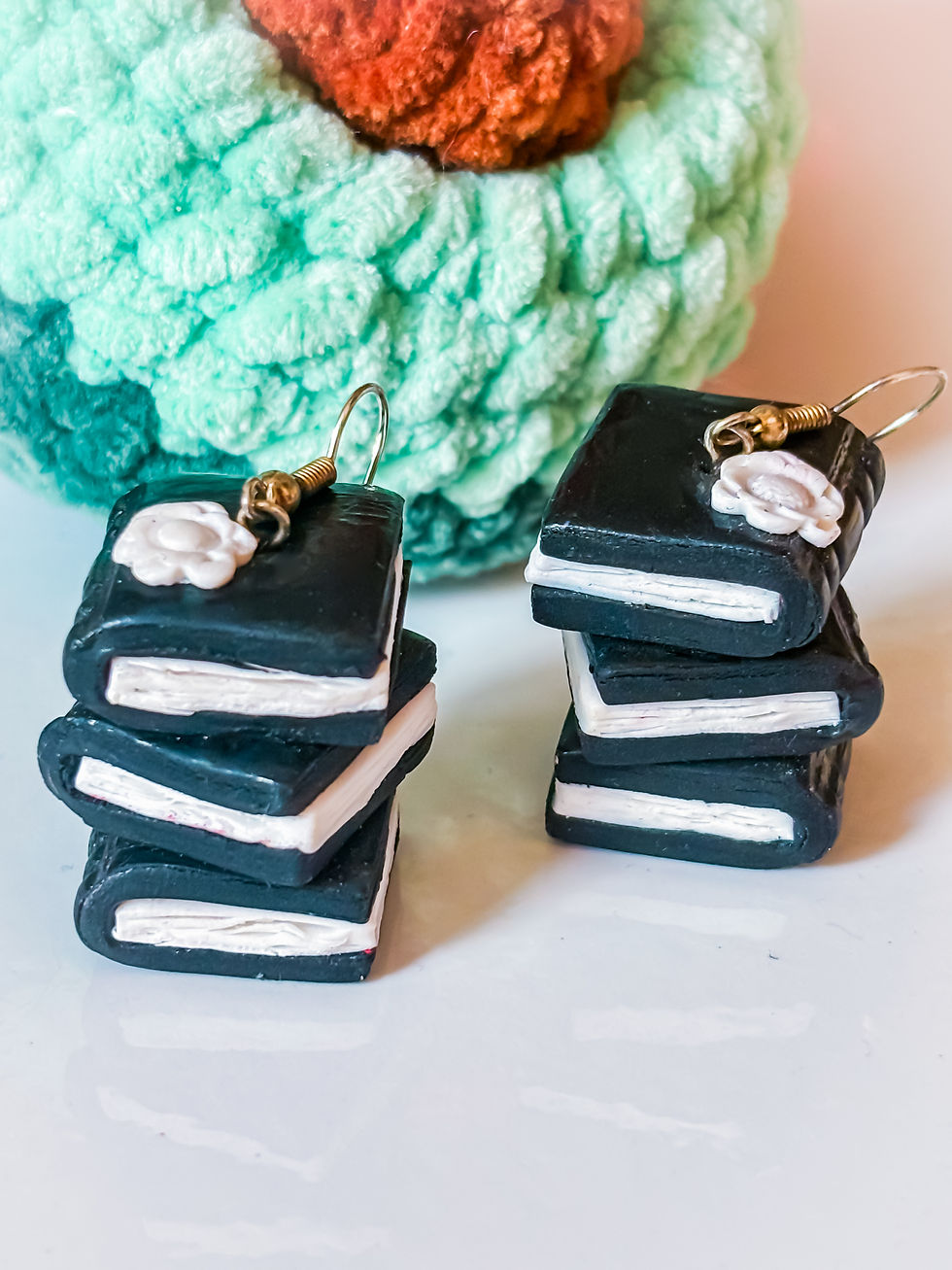 Book Stack Earrings