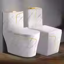 Thumbnail: Bathroom Toilet Bowl Adult One Piece Bidet Ceramic Luxury Toilet Modern Cleaner