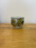 Thumbnail: Yellow Plumeria Crackle Vase
