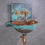 Thumbnail: Green Patina Copper Wall Mounted Bathroom Sink ,