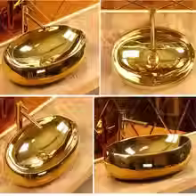 Thumbnail: Connected flush gold toilet siphon water-saving