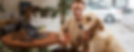 close-up-portrait-smiling-handsome-european-man-with-his-dog-cafe-guy-pets-his-golden-retr