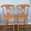 Thumbnail: Pottery Barn Solid Wood Bar Height Stool Set
