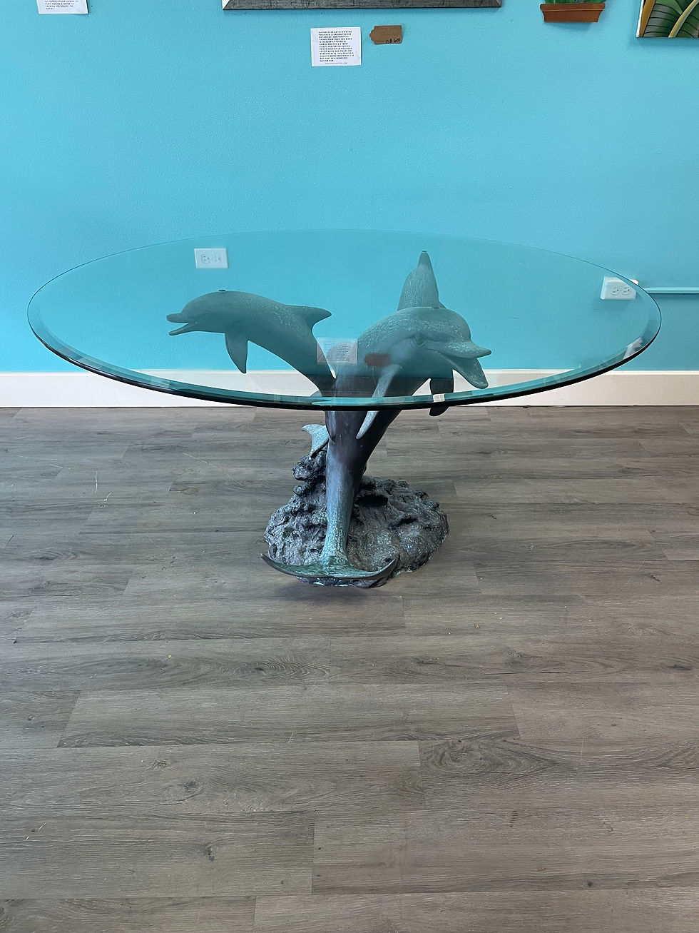 Thumbnail: Three Happy Nai`a Sculpture Table