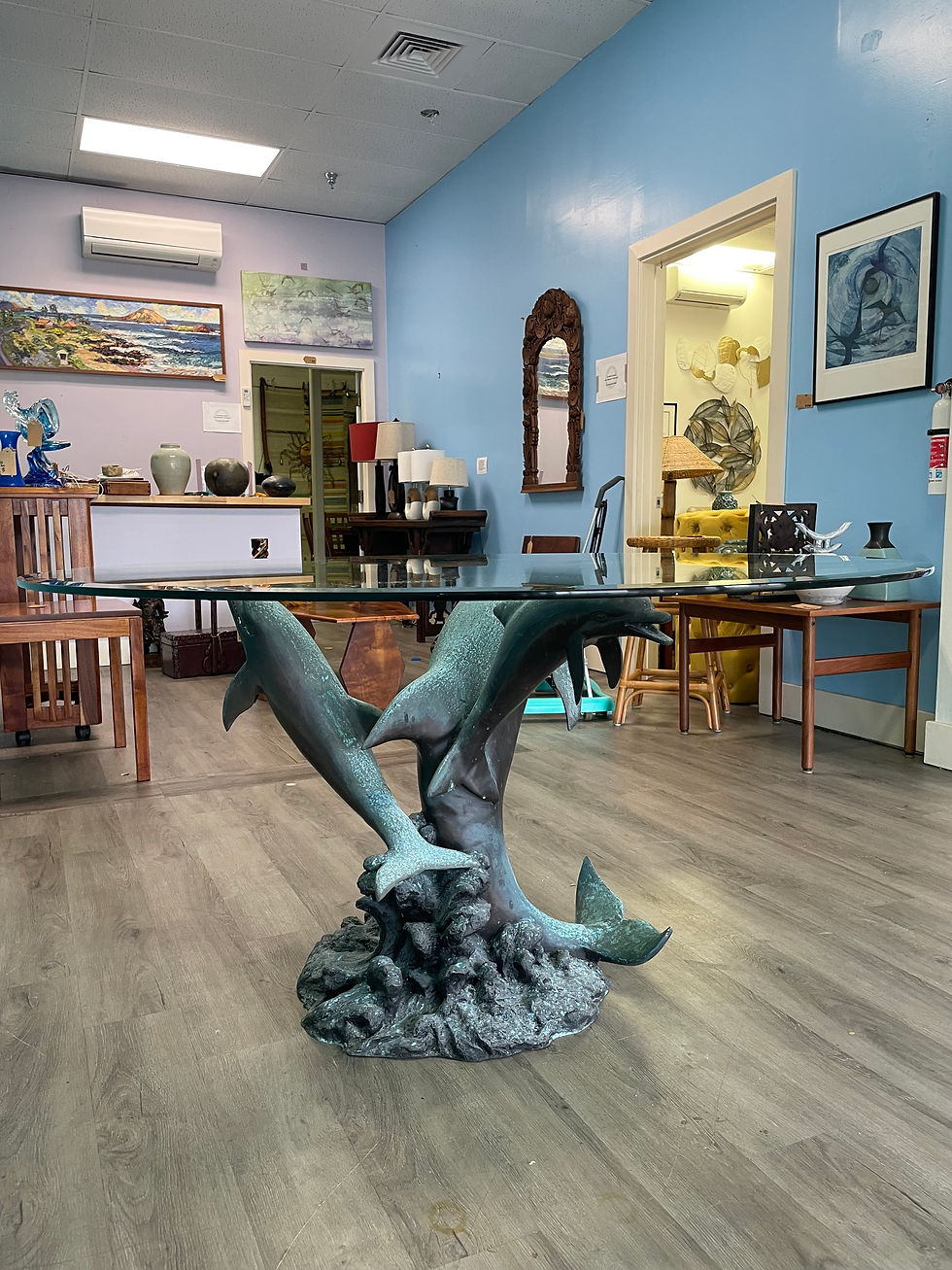 Thumbnail: Three Happy Nai`a Sculpture Table