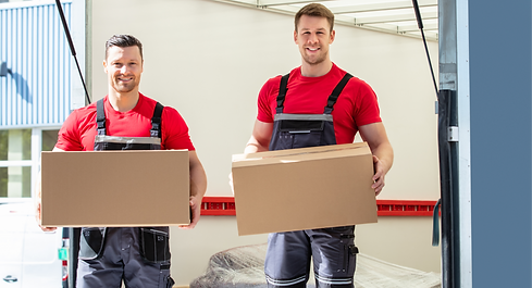 Movers in TN unloading a small job