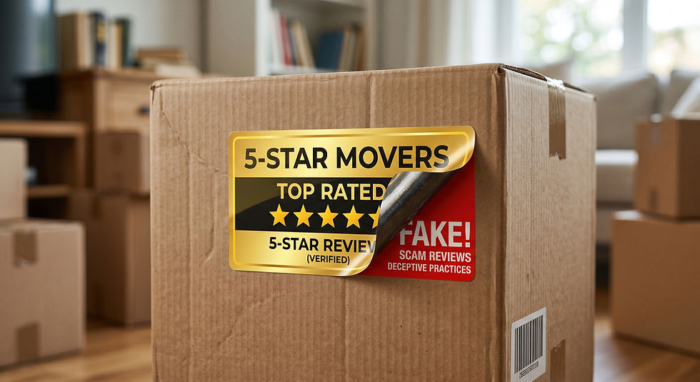 Photo showing not all 5 star reviews are real some can be fake