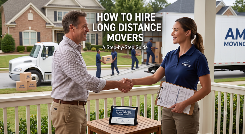 How to Hire Long Distance Movers