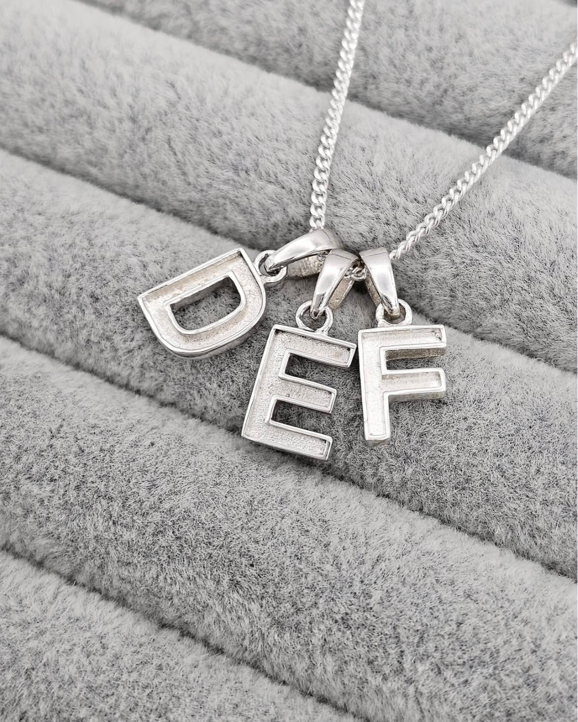 Initial Memorial Pendant (A–Z)