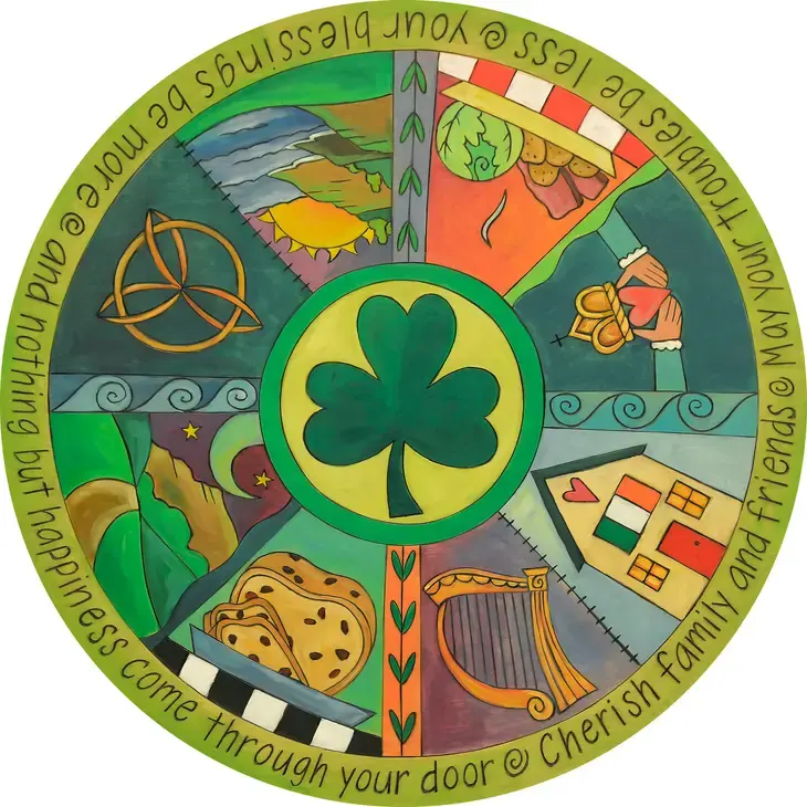 Sincerely Sticks - "Luck of the Irish" Lazy Susan