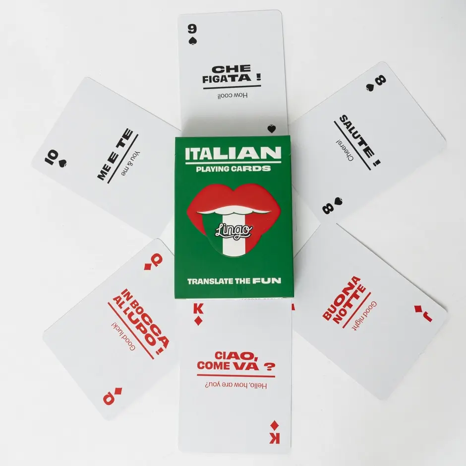 Thumbnail: Italian Travel Playing Cards in Tin Travel Case