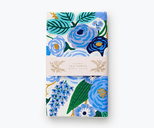 Tea Towel - Garden Party Blue