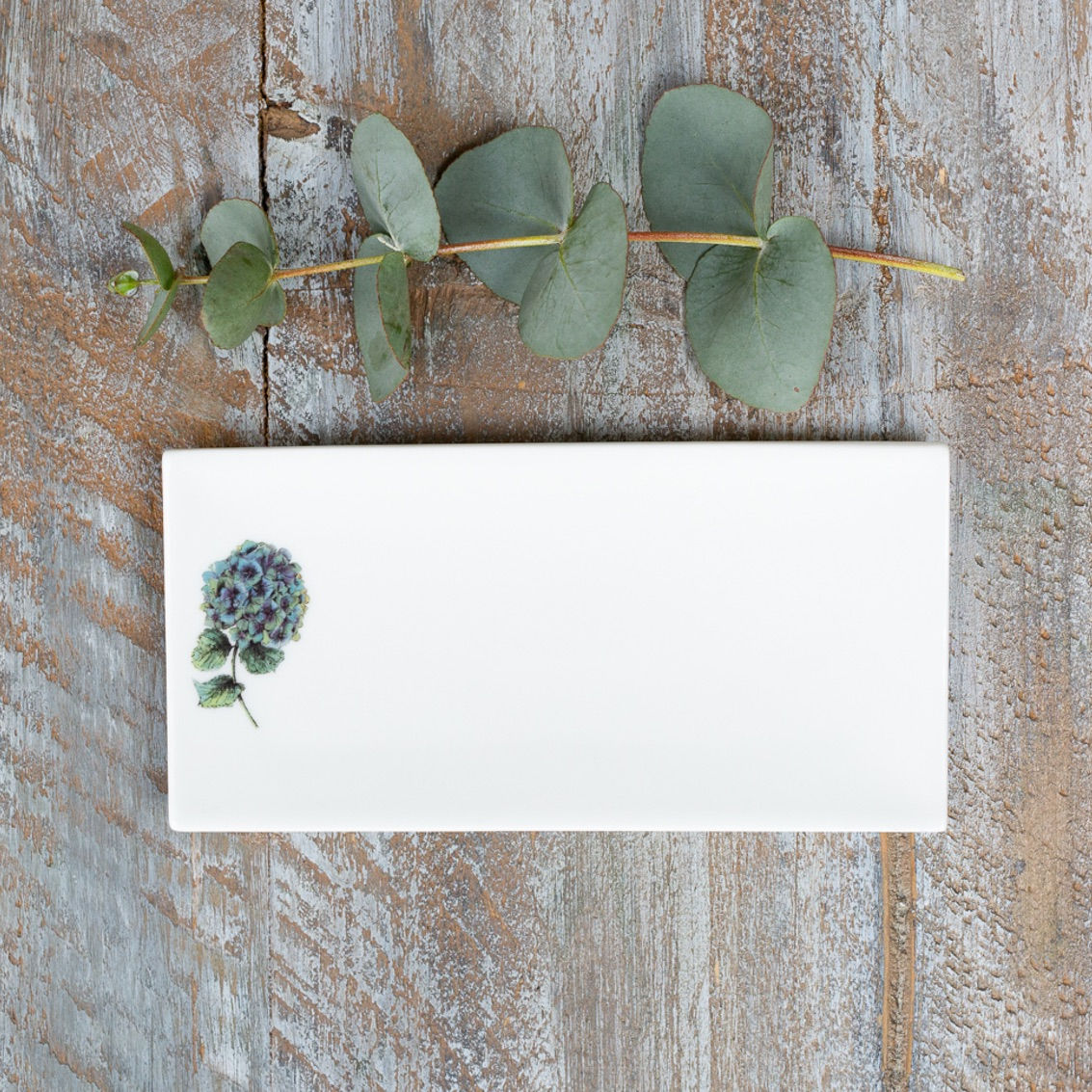 Hydrangea Soap Dish - Fine Bone China