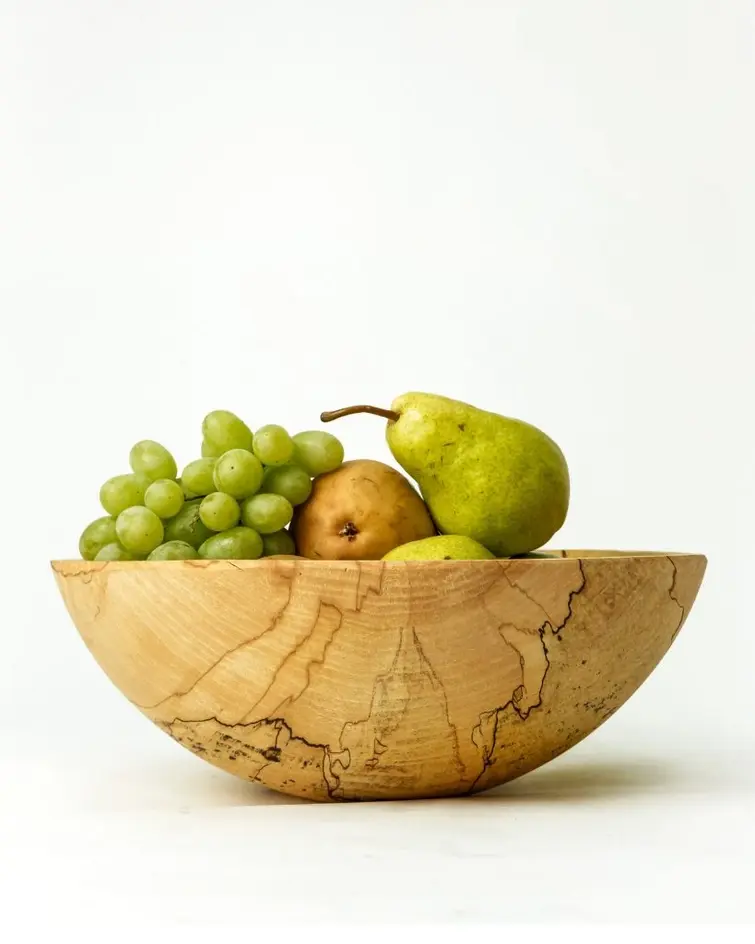 Thumbnail: Peterman - 13" Round Spalted Maple Bowl