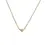 Thumbnail: Carla Caruso - Tiny Circle With Diamond Necklace in 14kt Gold
