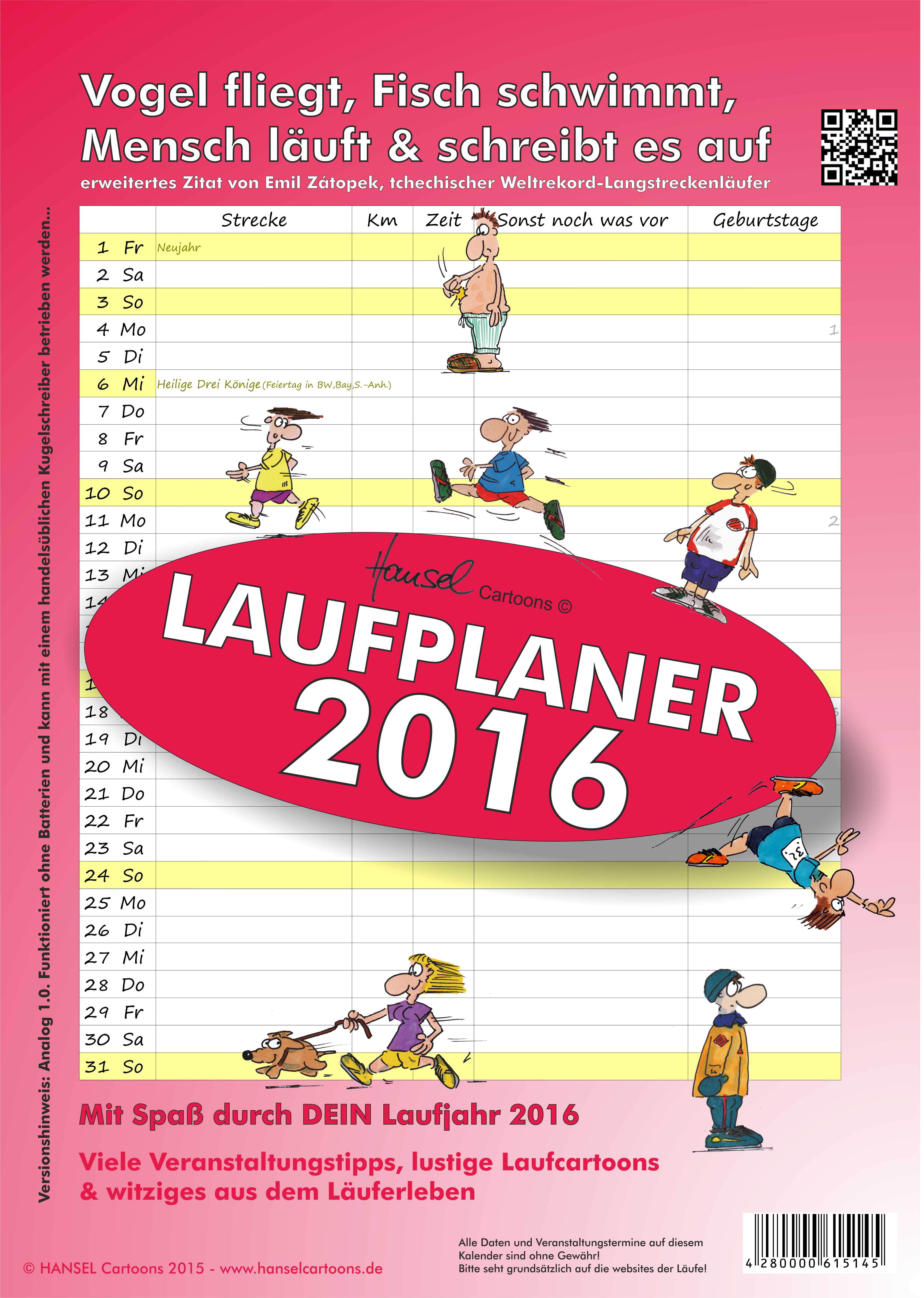 Laufplaner 2016