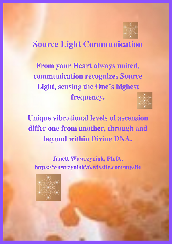 Source Light Rising Listen through the heart and consciously focus daily. Trusting yoursel