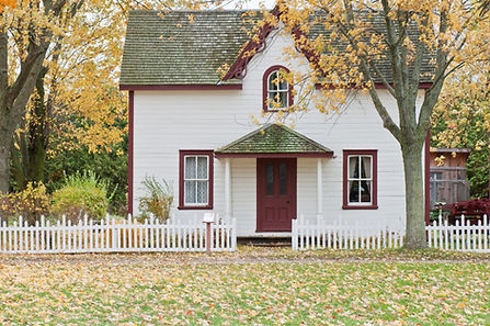 White House with Red Doors