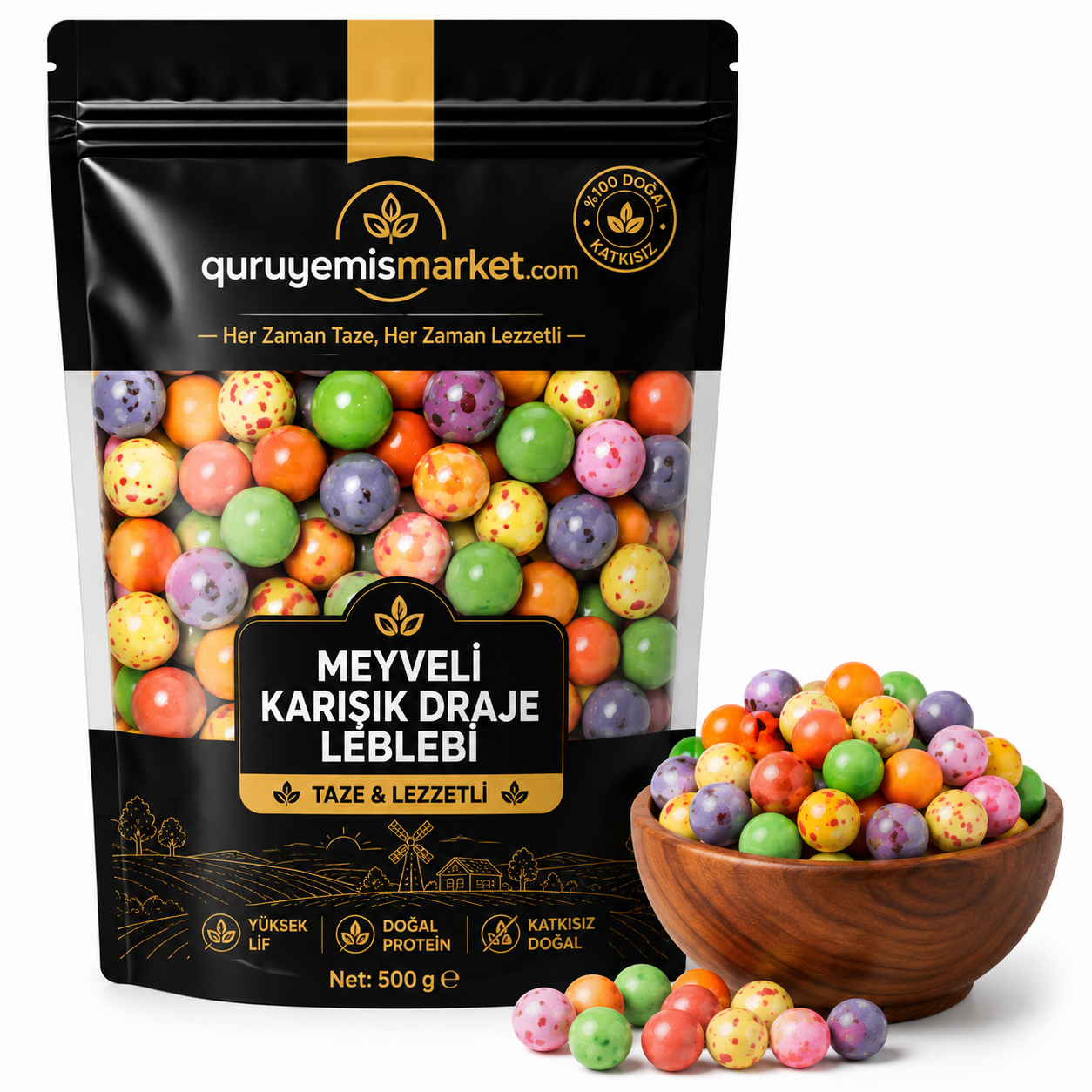 Meyveli Karışık Draje Leblebi