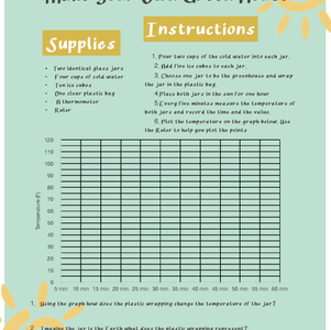 Eunice Foote - Make Your Own Greenhouse