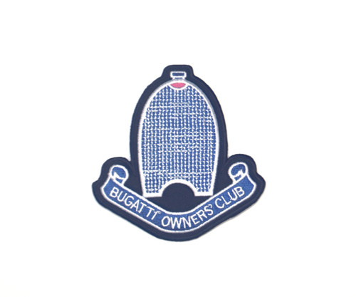 Patch Sew On 86mmX44mm BUGATTI La Voiture Noir - Foto 9
