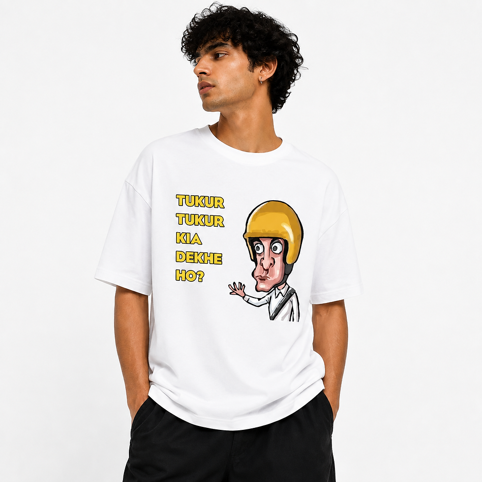 Thumbnail: BOLLYWOOD STYLE OVERSIZED T SHIRT