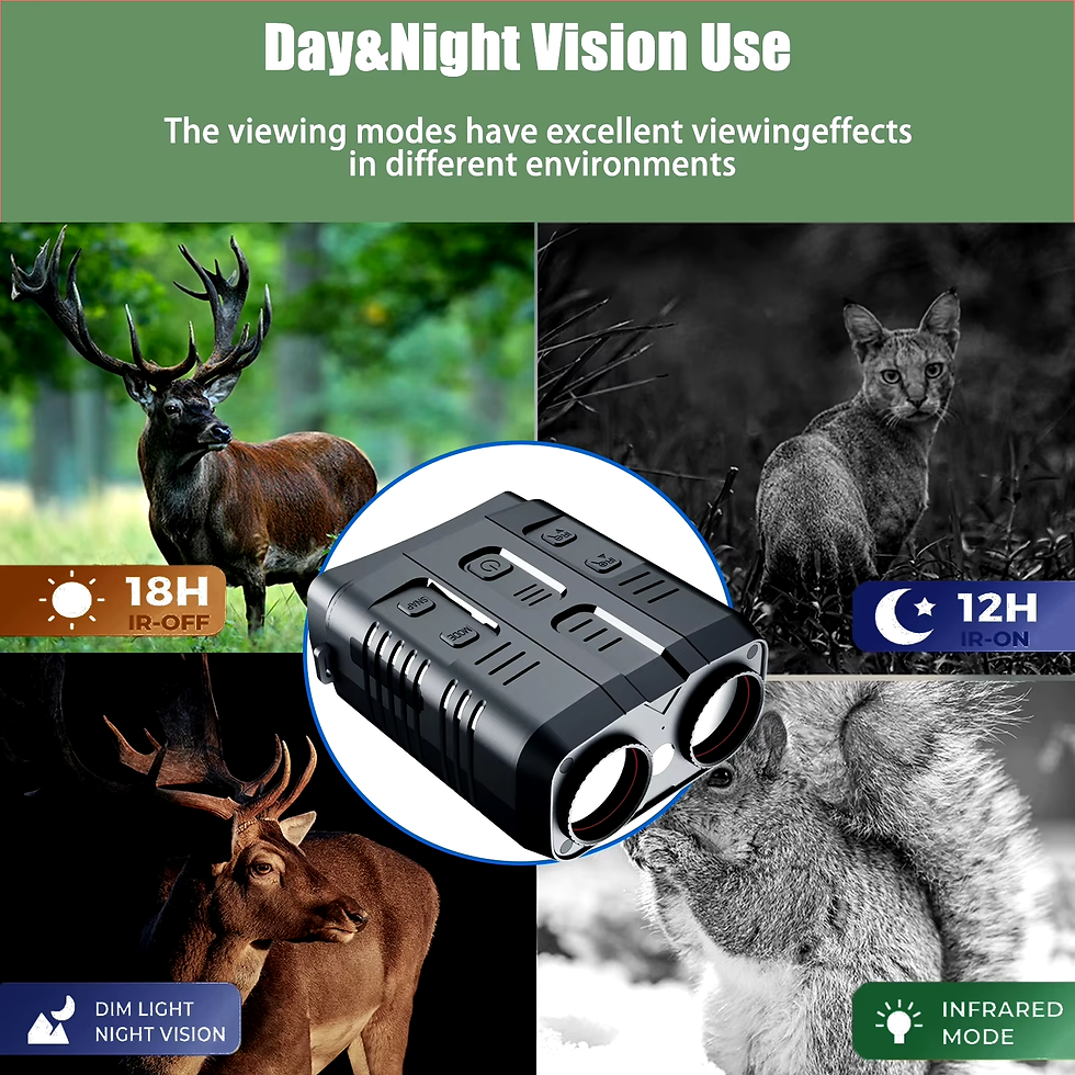 Miniatura: 4K Night Vision Binocular Device 10X Digital Zoom Full Dark 800M Infrared Wifi T