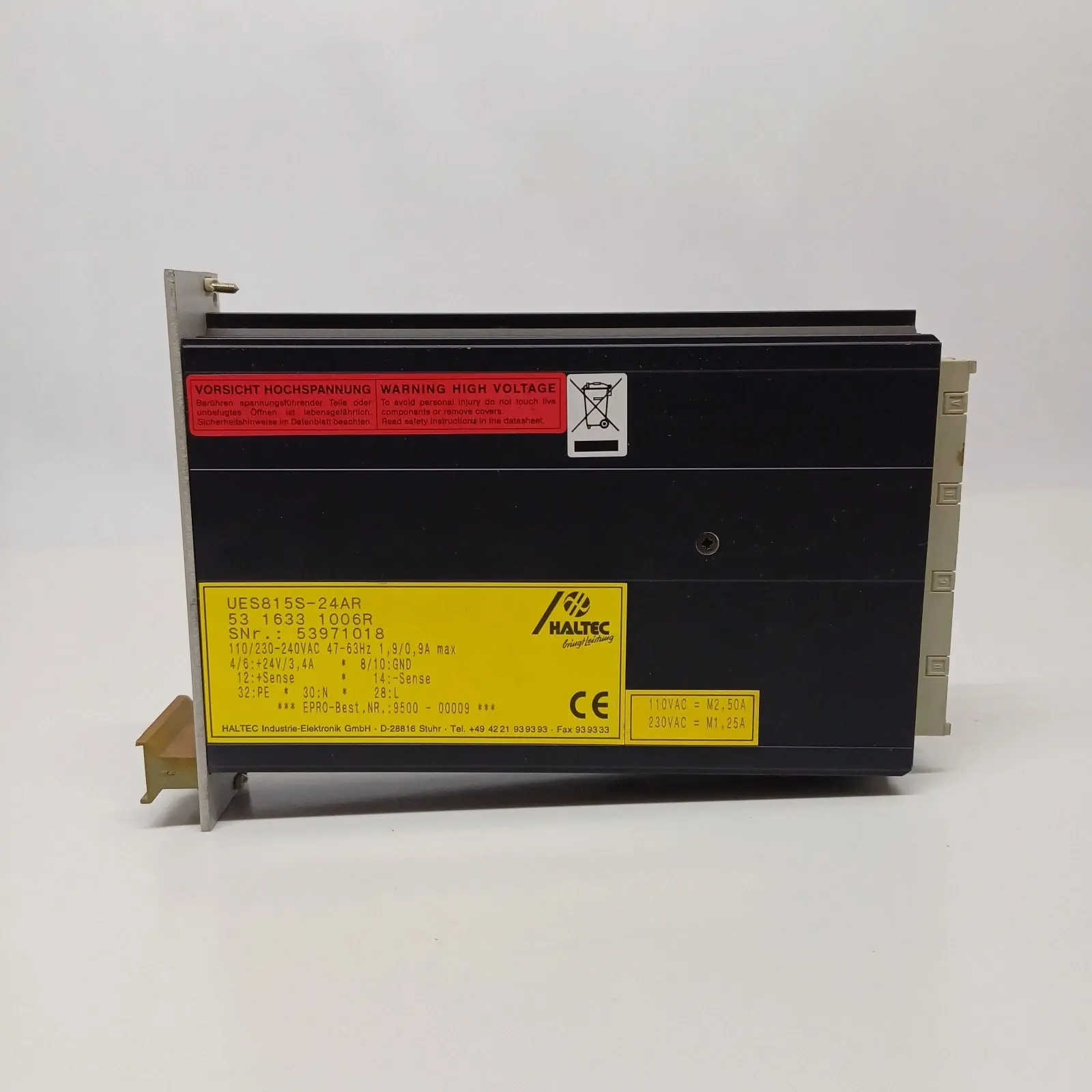 NEW SURPLUS EPRO UES815S-24AR POWER SUPPLY MODULE